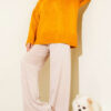 ⁦Basic Oversized Knit Tunic Mustard⁩ - الصورة ⁦2⁩
