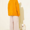 ⁦Basic Oversized Knit Tunic Mustard⁩ - الصورة ⁦3⁩