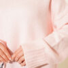 Basic Oversized Knit Tunic Powder Pink – Image 4