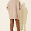 Basic Oversized Knit Tunic Stone - Imagen 3