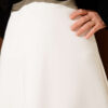 Basic Scuba Knit Hem Edge Skirt Ecru – Bild 4
