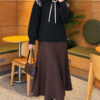 Baby Collar Knit Sweater with Ribbon Detail Anthracite - Imagen 2