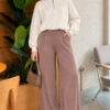 Elastic-Waist Relaxed Fit Jogger Pants Mink - Imagen 2