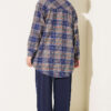 Elastic Waistband Drawstring Trousers Navy Blue - Afbeelding 3