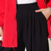 Elastic Waistband Drawstring Trousers Black - immagine 4