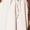 Elastic Waist Pocket Tencel Skirt Beige - Afbeelding 4