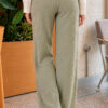 Elastic Waist Ribbed French Terry Pants Hazel - Imagen 4