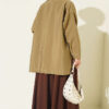 Elastic Waist Lounge Drawstring Pants Brown – Image 3