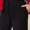 Relaxed Fit Pants with Elastic Waistband Black - immagine 4