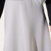 Elastic Waist Scuba Flared Skirt Grey - Image 4