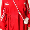 Elastic Waistband Two-Piece Set with Stripe Details Red – Bild 3