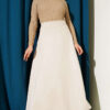Belted Suede Skirt Beige – Bild 2
