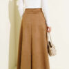 Belted Suede Skirt Camel – Bild 3