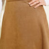 Belted Suede Skirt Camel – Bild 4