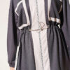 Waistbanded Pocket Garnished French Terry Two-Piece Set Smoke - Imagen 4