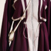 Waistbanded Pocket Garnished French Terry Two-Piece Set Plum - Imagen 4