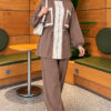 Waistbanded Pocket Garnished French Terry Two-Piece Set Mink – Bild 3