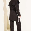Waist-Banded Cape-Style Two-Piece Set Black – Bild 3