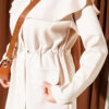 Waist-Banded Cape-Style Two-Piece Set Stone - الصورة 4