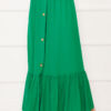 Elastic Waist Button Detail Modest Skirt Benetton - Imagen 2