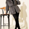 Fitted Cuffed Ribbed Hem with Faux Fur Lined Jacket Smoke – Bild 2