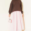 Basic crew neck tunic Brown – Image 2