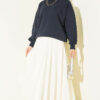 Basic crew neck tunic Navy Blue – Bild 2