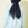 Basic crew neck tunic Blue – Bild 3