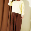 Basic crew neck tunic Yellow – Image 2
