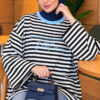 Printed Crew Neck Tunic Blue - immagine 3