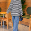 Printed Crew Neck Tunic Blue - immagine 4