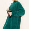 Crew Neck Sweater with Beard Detail Nefti