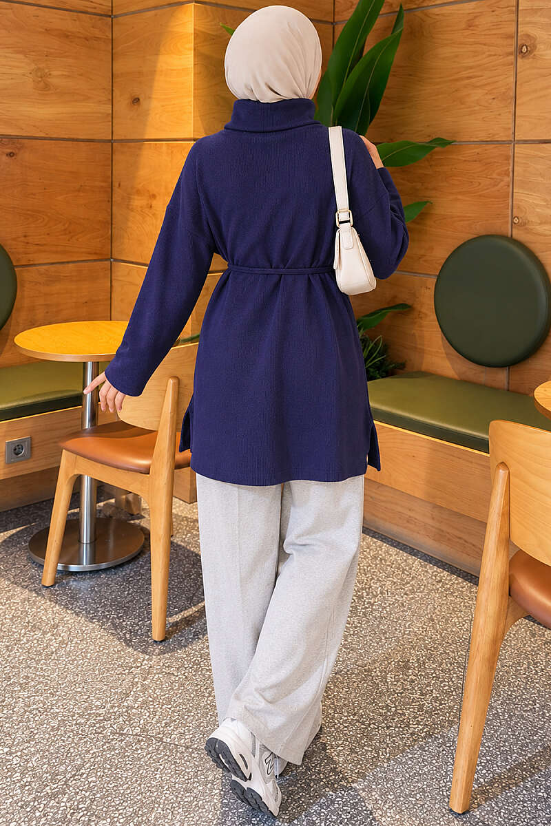 Tunic Navy Blue - الصورة 4