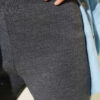 Wide Leg Knit Trousers Smoke – Image 4