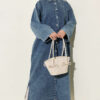 Button-Down Long Tunic Denim - Afbeelding 5