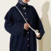 Button-Down Long Tunic Denim - Afbeelding 2