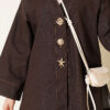 Brooch-Embellished Jacket and Two-Piece Set Brown - immagine 4