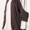 Gathered Detail-Accent Ribbed Two-Piece Set Brown – Bild 4
