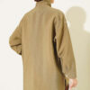 Zip-up jacket with pocket details Khaki – Image 3