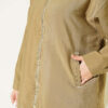 Zip-up jacket with pocket details Khaki – Image 4