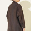 Zip-up jacket with pocket details Brown – Image 3