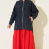 Zip-up jacket with pocket details Navy Blue – Bild 2