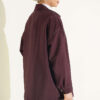 Zip-up jacket with pocket details Plum – Bild 3