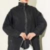 Zip-up jacket with pocket details Black
