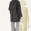 Zip-up jacket with pocket details Black - Imagen 3