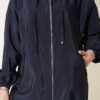 Hooded sweatshirt with pocket detail Navy Blue - Afbeelding 4