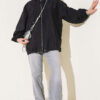 Hooded sweatshirt with pocket detail Black - Afbeelding 2