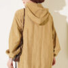 Hooded sweatshirt with pocket detail Oil Green - الصورة 3