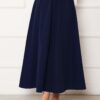 Sporty French Terry Two-Piece Set with Pocket Detail and Hem Edge Azure – Image 3