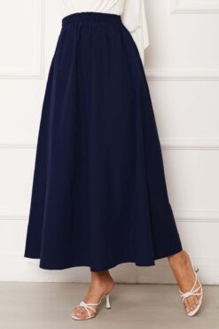 Alternative view of Sporty French Terry Two-Piece Set with Pocket Detail and Hem Edge Azure